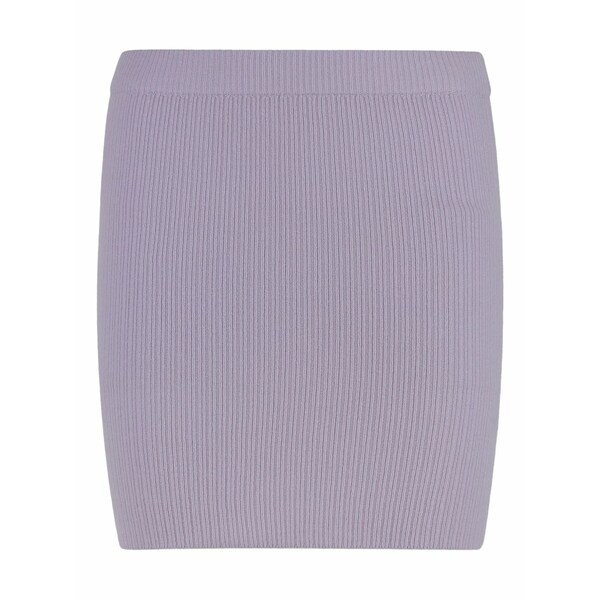 サブリン レディース スカート ボトムス Knitted mini skirt Purple|asty