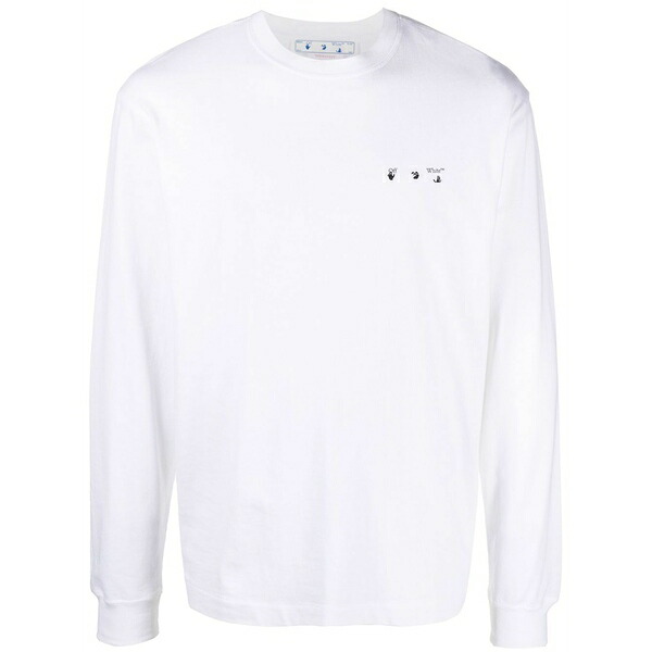 オフホワイト メンズ Tシャツ トップス Caravaggio paint skate t-shirt White｜asty