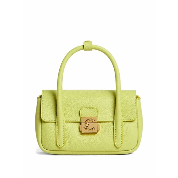 コチネレ レディース ハンドバック 御徒面子 Mini top-handle crossbody bag Green