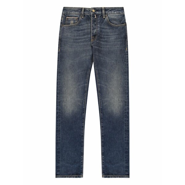 ムーレー メンズ ジーンズズボン下 ボトムス Five-pockets jeans Blue