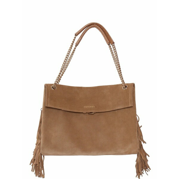 オルチアーニ レディース ショルダーバッグ 御徒面子 Venus fringed shoulder bag Neutrals