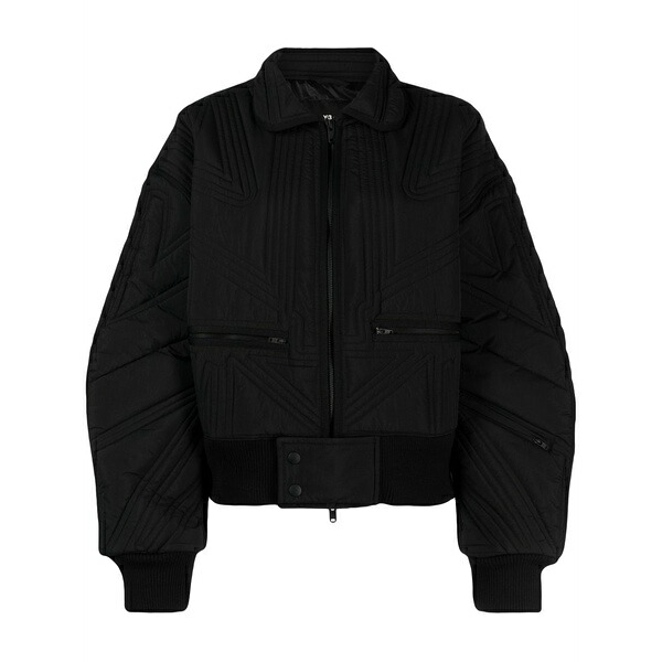 ワイスロバート・エドワード・リー レディース 上衣＆上衣 アウター Quilted bomber jacket Black