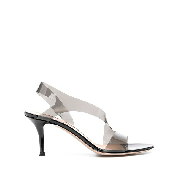 ジャンヴィト ロッシ レディース サンダル シューズ Metropolis 70粍 transparent sandals Grey