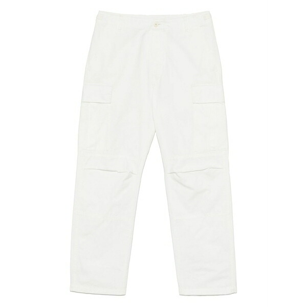マルタンマルジェラ メンズ 心地よいズボン下 ボトムス Cotton cargo pants White