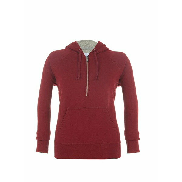 はやりっ児 メンズ パーカー・スウェットシャツ アウター Quarter-zip hoodie Red