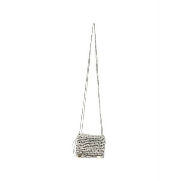 ヒボウラマ レディース ハンドバック 御徒面子 Mini penelope shoulder bag Silver