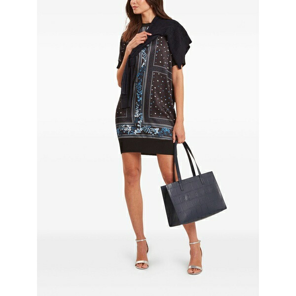 テッドベーカー レディース 衣裳 トップス Azzala floral-print boxy dress Black