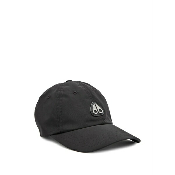 ムースナックルズ メンズ 鳥打ち帽 付属物 Logo-plaque baseball hat Black