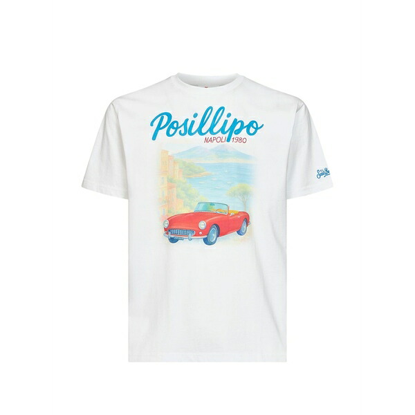 エムシーツーセイントバース メンズ ティーシャツ トップス Graphic-print cotton t-shirt White
