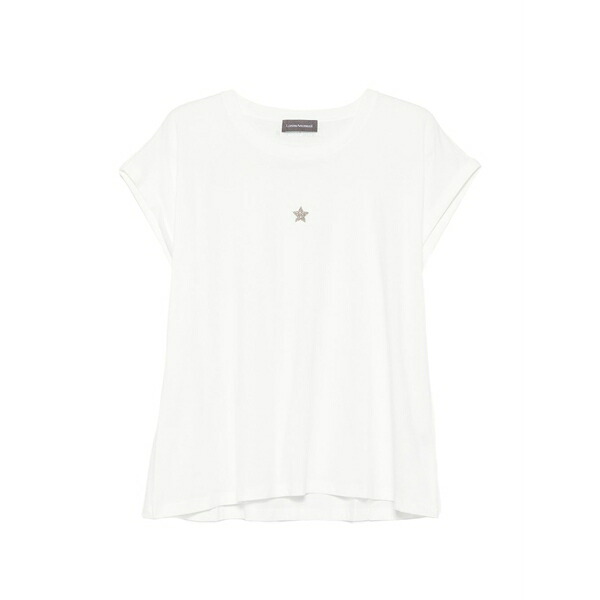 ロレーナアントニアッツィ レディース ティーシャツ トップス Capricorn star-embellished t-shirt White
