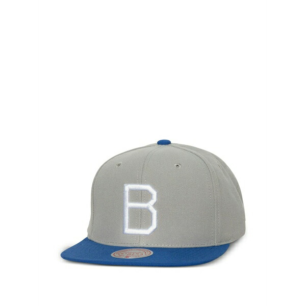 ミッチェル&ネス メンズ 帽子 アクセサリー Brooklyn dodgers baseball cap Grey｜asty