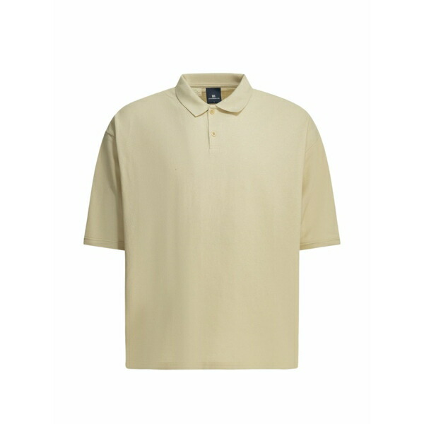 リーヴァイズジーンズ メンズ スポーツシャツ トップス Ribbed-collar polo shirt White