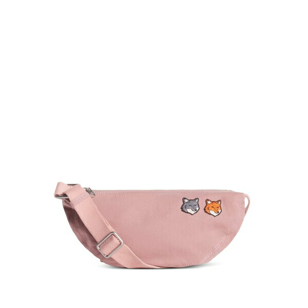 住み家 稲荷 メンズ ショルダーバッグ 御徒面子 Embroidered shoulder bag Pink