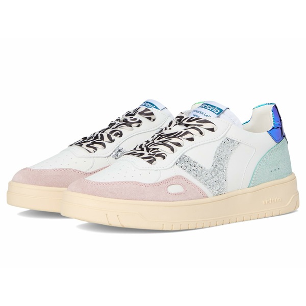 ビクトリア メンズ スニーカー シューズ Seul Suede & Fantasia Rosa画像