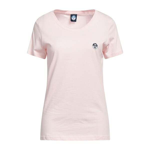 【送料無料】 ノースセール レディース Tシャツ トップス T-shirts Pink