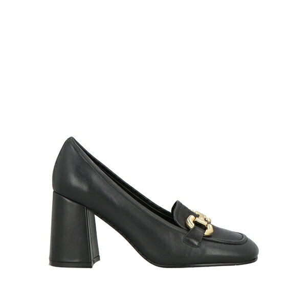【貨物輸送無料】 トスカブルー? レディース スリッポン・ローファー シューズ Loafers Black 靴-スリッポン-レディース靴
