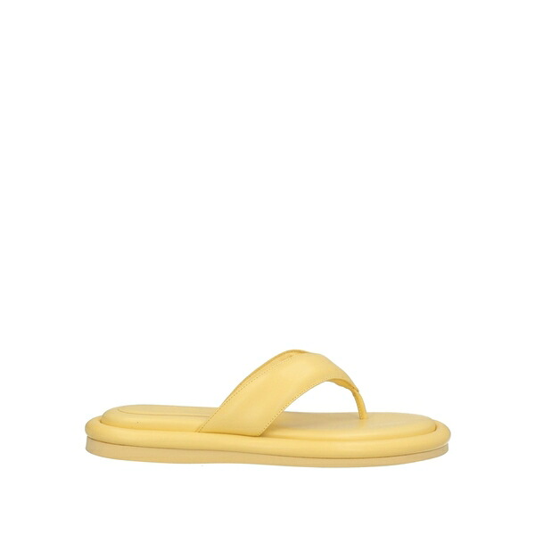 【送料無料】 ジア ボルギーニ レディース サンダル シューズ Thong sandals Yellow