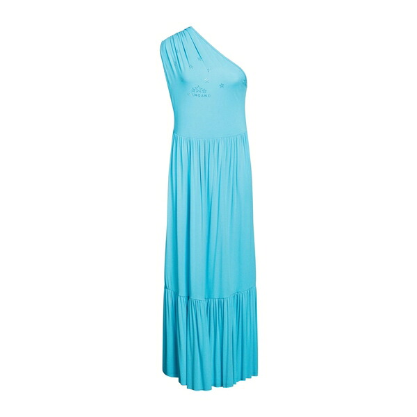 【送料無料】 マンガーノ レディース ワンピース トップス Midi dresses Azure