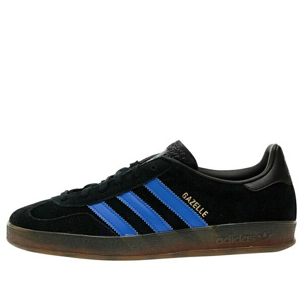 adidas アディダス メンズ スニーカー 【adidas Gazelle Indoor \u0027Black Blue\u0027 JQ2692】  大いさ US_5.5(23.5糎) メンズ靴-靴-スニーカー