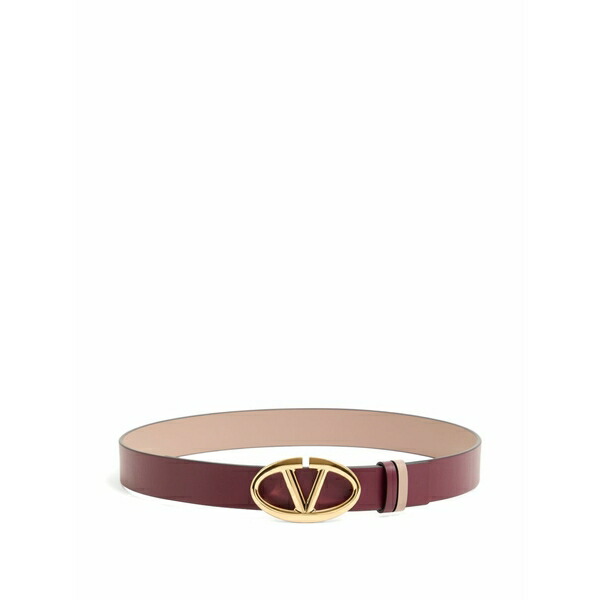 ヴァレンティノ ガラヴァーニ レディース 三尺帯 付属物  vlogo the bold edition reversible calfskin belt, 30粍 Red
