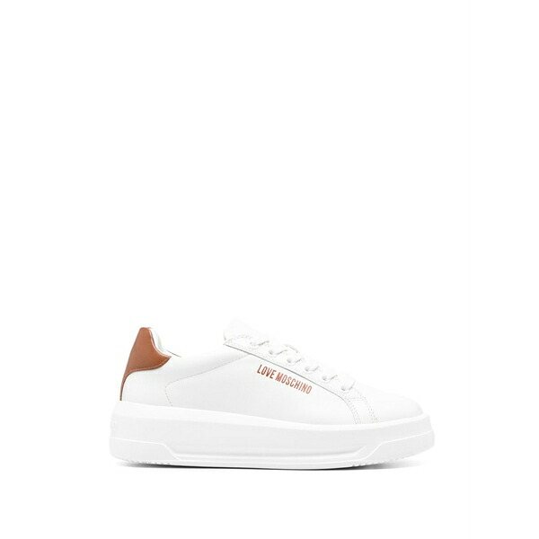 ラブ モスキーノ レディース スニーカー シューズ Contrast panel sneakers White｜asty