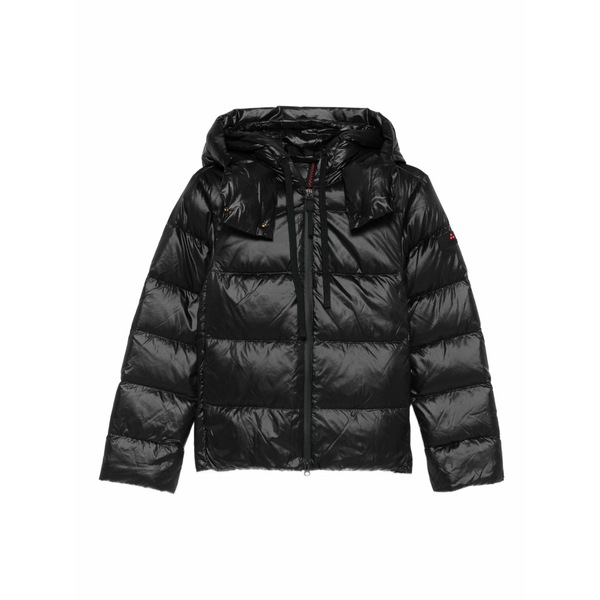 ピューテリー レディース 上衣＆上衣 アウター Hooded quilted jacket  Black