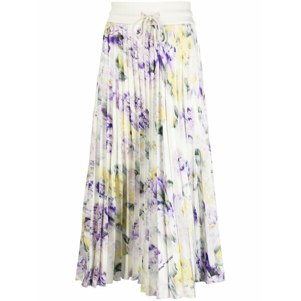 象牙色 レディース スコート ボトムス Drawstring pleated skirt Green