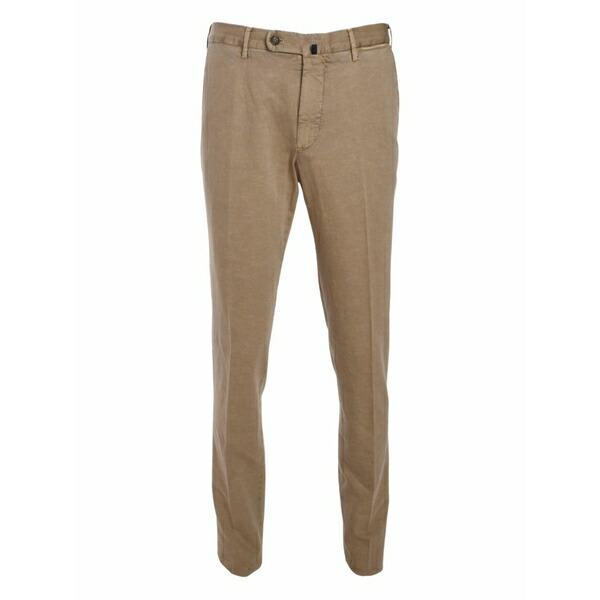 スローウエア メンズ カジュアルパンツ ボトムス Logo-patch trousers Brown
