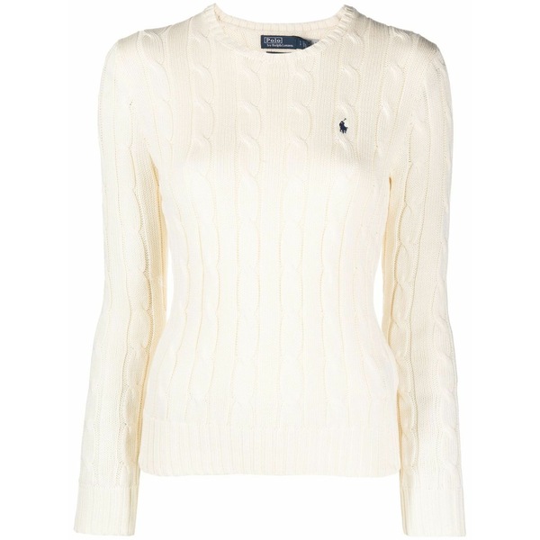 ラルフローレン レディース 編み物\u0026スウェーター アウター Cable-knit sweater Neutrals