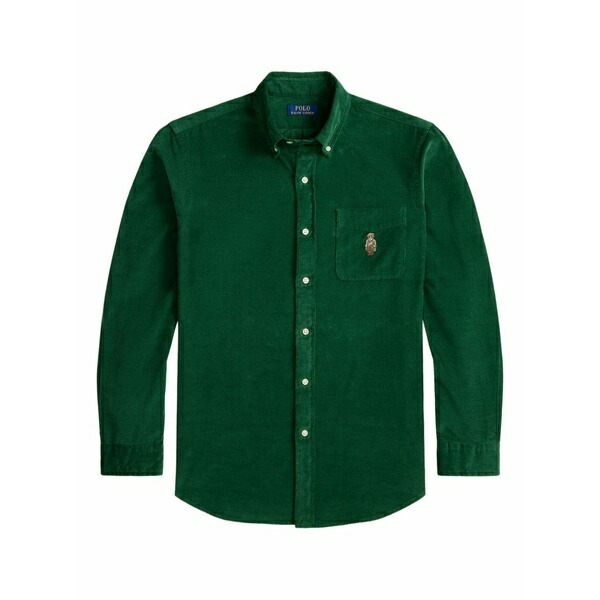 ラルフローレン メンズ プルオーバー トップス Polo bear corduroy shirt Green