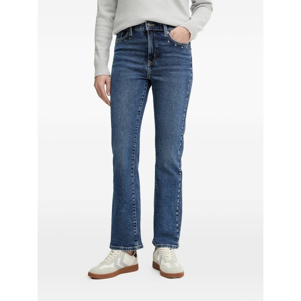 ダナ キャラン ニューヨーク州 レディース ジーンズズボン下 ボトムス Studded-detail jeans Blue