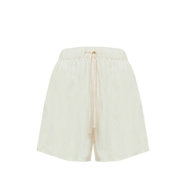 ラネウス レディース 心地好いズボン下 ボトムス Crochet-pocket shorts Neutrals