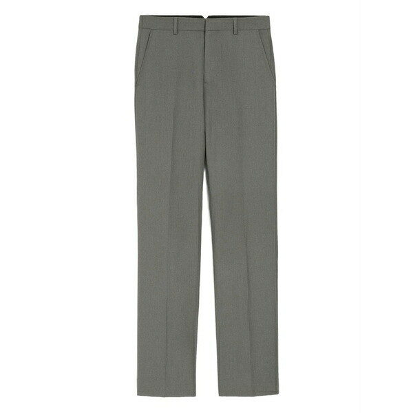 アミ メンズ カジュアルパンツ ボトムス Wool straight trousers Grey｜asty
