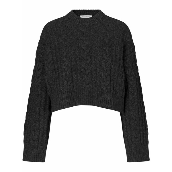 セシリー・バンセン レディース 編み物\u0026プルオーバー アウター Cable-knit jumper  Grey