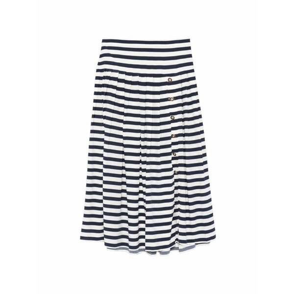 リキソー レディース スカート ボトムス Una striped midi skirt Blue