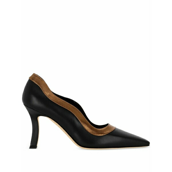 マノロブラニク レディース パンプス シューズ Trimmed pumps Black