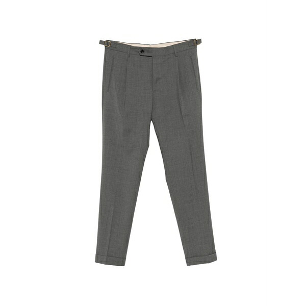 ベルウィッチ メンズ 心地好いズボン下 ボトムス Pleated trousers Grey