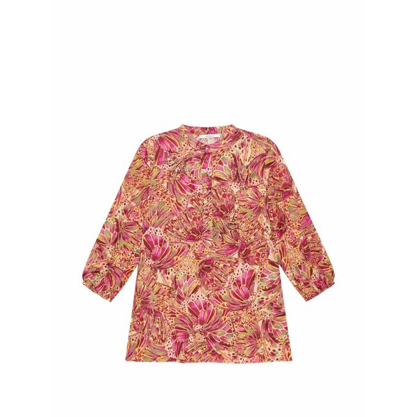 マリパルミ レディース プルオーバー トップス Sweet butterfly abstract-print long-sleeved shirt Pink