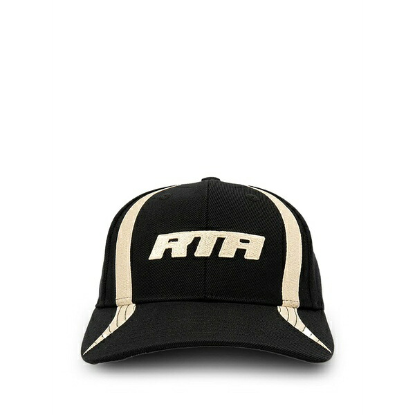アールティーエー メンズ かぶり笠 付属品 Mars panelled baseball cap Black