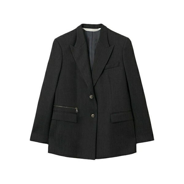パーム・エンジェルス レディース 上衣＆上衣 アウター Peak-lapel blazer Grey