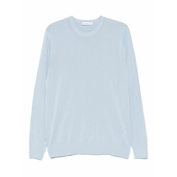 マニュエル リッツ メンズ ニット\u0026セーター アウター Cotton sweater Blue