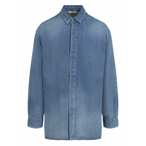 フィアオブゴッド メンズ プルオーバー トップス Denim shirt Blue