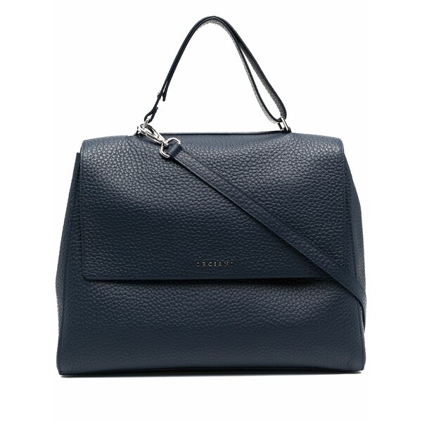 オルチアーニ レディース トートバッグ バッグ Logo top-handle tote bag Blue