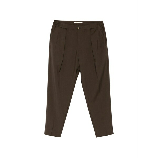 ブリ後押し 1949 メンズ 心地好いズボン下 ボトムス Portobello trousers Brown