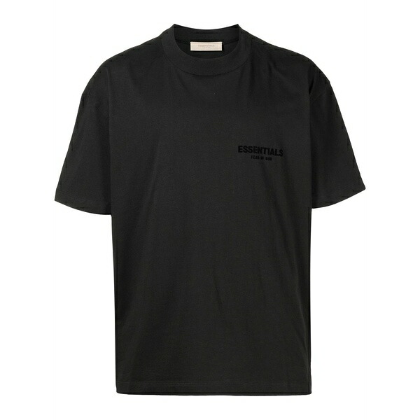 エフオージーエッセンシャルズ メンズ Tシャツ トップス Logo-print short-sleeve t-shirt Black|asty