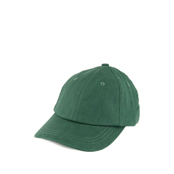 フレスコボールカリオカ メンズ かぶり笠 佩び物 Fernando linen baseball cap Green