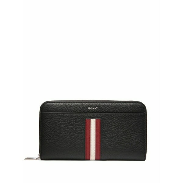バリー メンズ 金入れ 付属物 Logo-print leather wallet Black