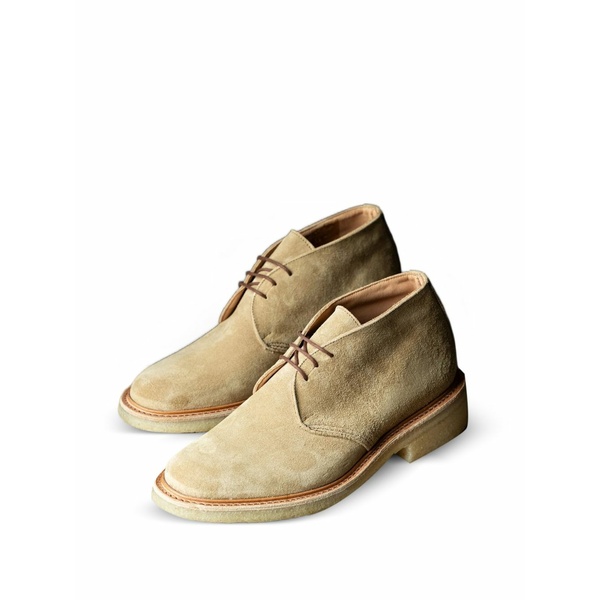 フォルテラ メンズ ブーツ シューズ x trickers lace-up suede boots Neutrals|asty