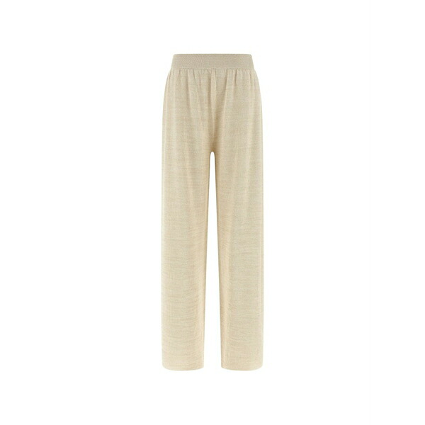 ファビアナ フィリッピ レディース 心地好いズボン下 ボトムス Lam??-thread trousers Neutrals