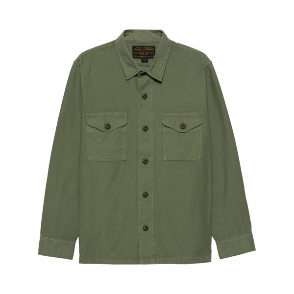 フィルソン メンズ シャツ トップス Field jac cotton shirt Green｜asty